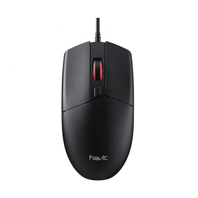 Ms71 Havit Cheap Classic Design Optical Wired Usb Office Mini Souris Filaire Optical the Mouse for Desktop and Laptop