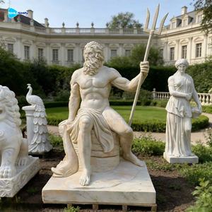 Famosa Estatua de Mármol Blanco Griego de Tamaño Real, Tallada a Mano, Diseño Europeo, Estatua de Figura para Exteriores con 5 Años de Garantía - Product Image 2