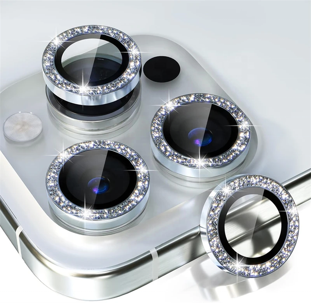 Manufacturer 9H HD Diamond Camera Lens Protector for iPhone 12 13 14 15 16 Pro Max Eagle Eye Phone Camera Lens Glass Protector