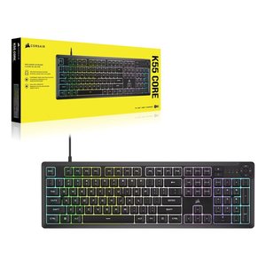 Clavier d'ordinateur RGB K55 Core filaire noir CH 9226C65 IT - Product Image 2