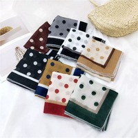Bandanas carrés personnalisés tendance en popeline de coton respirant – Foulards et mouchoirs personnalisés pour femmes, vente chaude