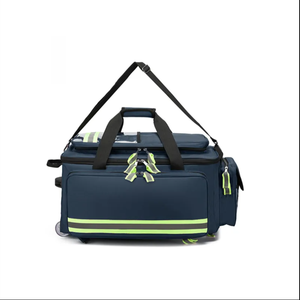 <span class=keywords><strong>AMAIN</strong></span> Trousse de premiers soins rétractable pour bagages Valise à roulettes Sac médical à poignée télescopique Sac à dos médical de grande capacité - Product Image 6