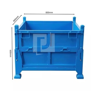 Magazijn En Werkplaats Zware Metalen Omzet Doos Opvouwbare Ijzeren Container Metalen Opbergdoos - Product Image 3