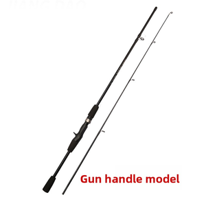 Canne à Pêche sur Glace Portable en Carbone <span class=keywords><strong>de</strong></span> Puissance M pour le Bar par le Fabricant 1,98 m <span class=keywords><strong>Anneau</strong></span> <span class=keywords><strong>de</strong></span> Guidage en Céramique Canne Souple pour Bateau - Product Image 2