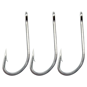 Hameçon en acier à haute teneur en carbone, hameçon à long manche 34007, hameçon de pêche en gros pour la pêche en rivière et en lac - Product Image 1