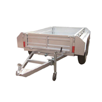 3 essieux Tracteur mini remorque ferme 2ton 3 ton 5 ton ferme utilitaire ferme basculement remorques à vendre