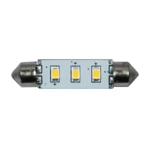 12V-24V 0.5Watt 1W 3SMD 4SMD 6SMD Festoon tabanı LED ışık ampul, 1W 2.4W S8 G4 G4 bi-pin deniz oto ampuller