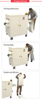 Machine d'emballage pour literie, oreillers, couettes, édredons et housses de couette