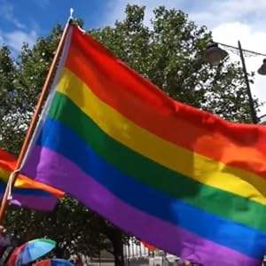 Bandera del Orgullo Gay LGBT de Poliéster Barata al por Mayor, Diseño Personalizado, Impresión Digital, Asta de Aluminio, Bandera de 3x5 - Product Image 4