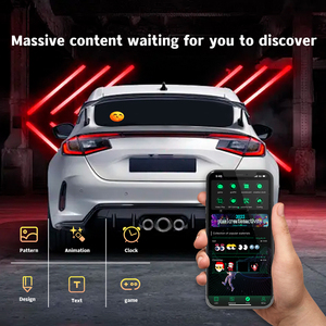 Nouvelle lampe de panneau LED ronde pour taxi, camion, voiture avec matrice RGB, étanche IP64, contrôle par application pour panneau publicitaire - Product Image 3