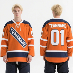 Maillot de hockey sur glace vierge le plus vendu pour hommes, conception personnalisée, couleurs et logo d'équipe, vêtements de hockey sur glace - Product Image 3