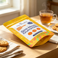 Matte bedrukte staande ritssluitingszak, voedselveilig, staande zipzak, verpakking voor gevriesdroogd fruit en snacks