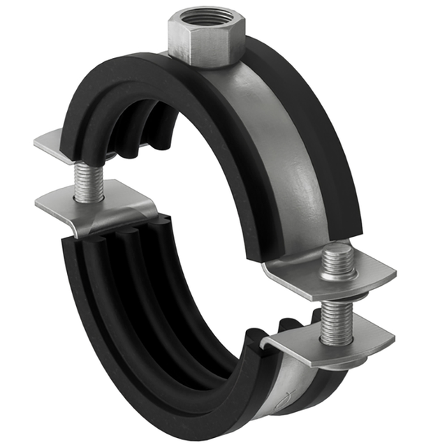 Custom Rigid Metallic Stainless Steel Galvanized Cold Shrinkable Electrical Conduit Pipe Two Hole 1/4 in Emt Strap Clamp