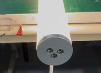 Perfil de Aluminio para Tira de Luz LED Redonda de 30 mm, Perfil de Aluminio LED Suspendido para Techo