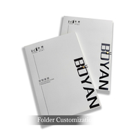 Caja de Papel Impresa Personalizada para Documentos, Funda para Carpetas, Cubierta de Cartón Reciclable para Archivos, Embalaje de Papel para Folletos