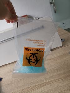 Biohazard Zakken Specimen Transportzak Met Superabsorberende Kussentjes, Medische Kwaliteit, 3 Wanden Met Documentenzak - Product Image 2