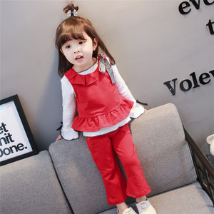 Khaki Kids Children Vest Shirts Long Sleeve Bulk Cargo <b>Pants</b> Toddler Clothes Flared Trousers - Product Image 1