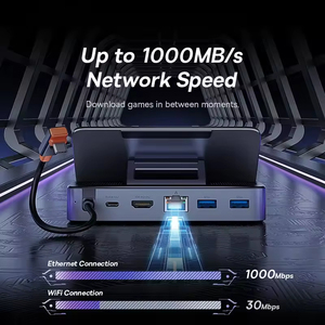 <span class=keywords><strong>Baseus</strong></span> Estación de Conexión <span class=keywords><strong>USB</strong></span> C para Steam Deck y Nintendo Switch, Tipo C a HDMI Compatible con 4K 60Hz, RJ45, PD 100W, <span class=keywords><strong>Hub</strong></span> <span class=keywords><strong>USB</strong></span> 3.0 Tipo C - Product Image 4
