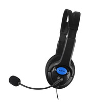 Casque d'écoute stéréo de jeu avec fil, pour PS4, écouteurs avec Microphone