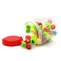 Pot à épices en verre coloré de haute qualité avec couvercle en silicone Offre Spéciale à un prix inférieur pour le stockage des condiments