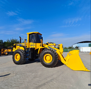รถตักล้อยางมือสอง Komatsu WA470 ขนาด 20 ตัน สำหรับงานหนัก เครื่องยนต์ Komatsu พร้อมบุ้งกี๋ เกียร์ ปั๊ม และอุปกรณ์ก่อสร้าง - Product Image 4