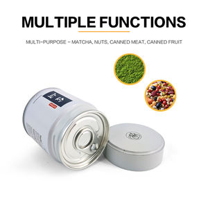 Boîte à thé/poudre/café ronde en métal de conception élégante Jinyuanbao, boîte de conservation alimentaire hermétique avec couvercle facile à ouvrir - Product Image 6