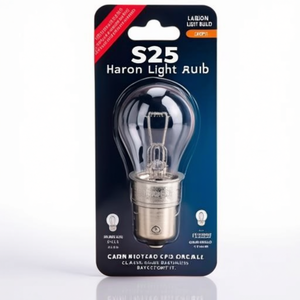 หลอดไฟฮาโลเจน S25 แพ็ค 2 หลอด ฐานแก้วใส ขั้วแบบเบย์เจ็ต - Product Image 2