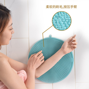Silicone Back Scrubber Bath Pad With Bristles For Body Exfoliation Shower Massage Tool - Product Image 4
