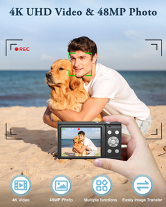 กล้อง 4K 48MP ผลิตหน้าจอขนาดกะทัดรัด กล้องถ่ายรูปแบบพกพา กล้องดิจิตอลแบบพกพา - Product Image 2