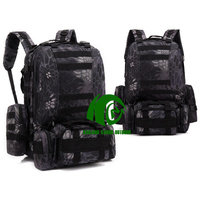 Sac à dos tactique Kango de haute qualité, sac à outils robuste pour la randonnée, sac à dos imperméable camouflage 45L