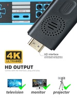 Mini console de jeu TV 8 bits contrôleur sans fil FC 2.4G HD 4K intégré 1000 jeux classiques rétro prise en charge du double lecteur