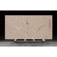 Table à manger moderne DCT OK2006, plateau en quartz beige chaud, antimicrobien, durable, matrice compactée haute pression