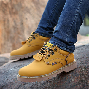 Zapatos de Trabajo para Hombre 2026, Calzado al por Mayor, Zapatos Casuales de Cuero con Aumento de Altura, con Cordones, para Exteriores, con Suela Gruesa y Punta Reforzada - Product Image 3