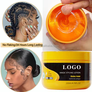 Gel coiffant pour cheveux, cire pour cheveux, brillance et tenue, label privé, vente en gros, tresses soignées, brillance personnalisée, contrôle des pointes, pour femme - Product Image 5