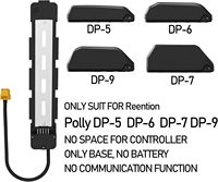 Plaque de montage de batterie pour vélo électrique Polly DP-5/6/7/9 sans espace pour contrôleur (34x6.5x2cm)