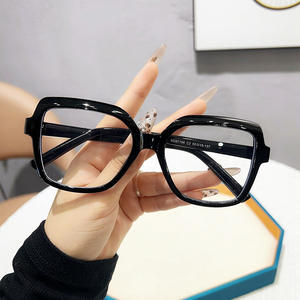 Montatura <span class=keywords><strong>Occhiali</strong></span> da Donna per Viso Sottile Adatta a Miopia Specchio Piatto Senza Gradazione di Tendenza per Uomo 97196 - Product Image 3