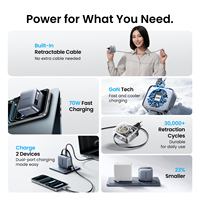 Chargeur d'ordinateur Vention 2 ports GaN, chargeur USB-C pour ordinateur portable, chargeurs de téléphone portable, charge rapide