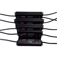Alimentation 60W 12V étanche AC/DC pour bandes LED extérieures IP67, résistante à la pluie, avec options de commutation 24V et 12V, format mince