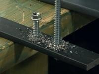 IHW-tornillo de techo con autoperforación, arandela de Unión EPDM