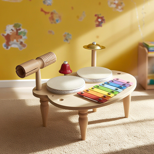 Instrumento de Percusión de Madera para Niños, Teclado de 6 Piezas y 8 Escalas, Juguete Educativo, Regalo Perfecto para Niños y Niñas, Shine Pep - Product Image 2