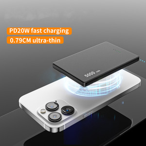 Powerbank 5000 mAh cho Multy sử dụng từ tính Sạc Slim điện thoại di động sạc cho iPhone 15 14 13 12 Pro Max 2025 mới nhất - Product Image 3