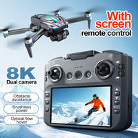 DWI Dowellin Mini Drone 4k Caméra Moteur Brushless Quadcopter Pliable Retour Automatique pour Débutants