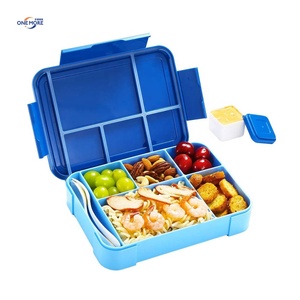BPA Free Leak-Proof Bento Box for Adult Kids Durable Microwave Safe On-the-go Lunch Box