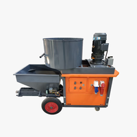 Machine à projeter du mortier 711 avec pompe, garantie 1 an, 380V ou 220V, fabriquée en Chine, usine Shangjiang, haute performance