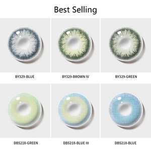 Bán chạy nhất màu xám xanh màu học sinh liên hệ với ống kính bán buôn đông phụ nữ bán chạy nhất nửa năm liên hệ với ống kính với điện - Product Image 2