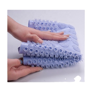 Alfombrilla de ducha suave para masaje de pies con ventosas fuertes para calmar los pies doloridos, 25,6 "X 13,4" - Product Image 3