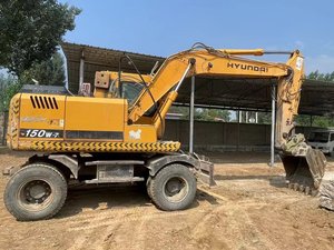 Maquinaria de Construcción de Segunda Mano, Excavadora de Ruedas Hyundai 150w-7 Usada, Excavadora de Ruedas de 15 Toneladas Hyundai 150w-7 - Product Image 2