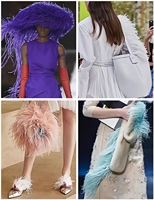 Bordure en plumes d'autruche douces pour la haute couture, le carnaval, la décoration de mariage, Halloween et les projets de bricolage faits main