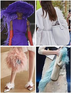 Bordure en plumes d'autruche douces pour la haute couture, le carnaval, la décoration de mariage, Halloween et les projets de bricolage faits main - Product Image 5