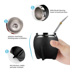 2025 gran oferta 280ml 10oz estilo argentino aislado compañero Taza Termo de viaje botella de agua de acero inoxidable botella de agua - Product Image 4